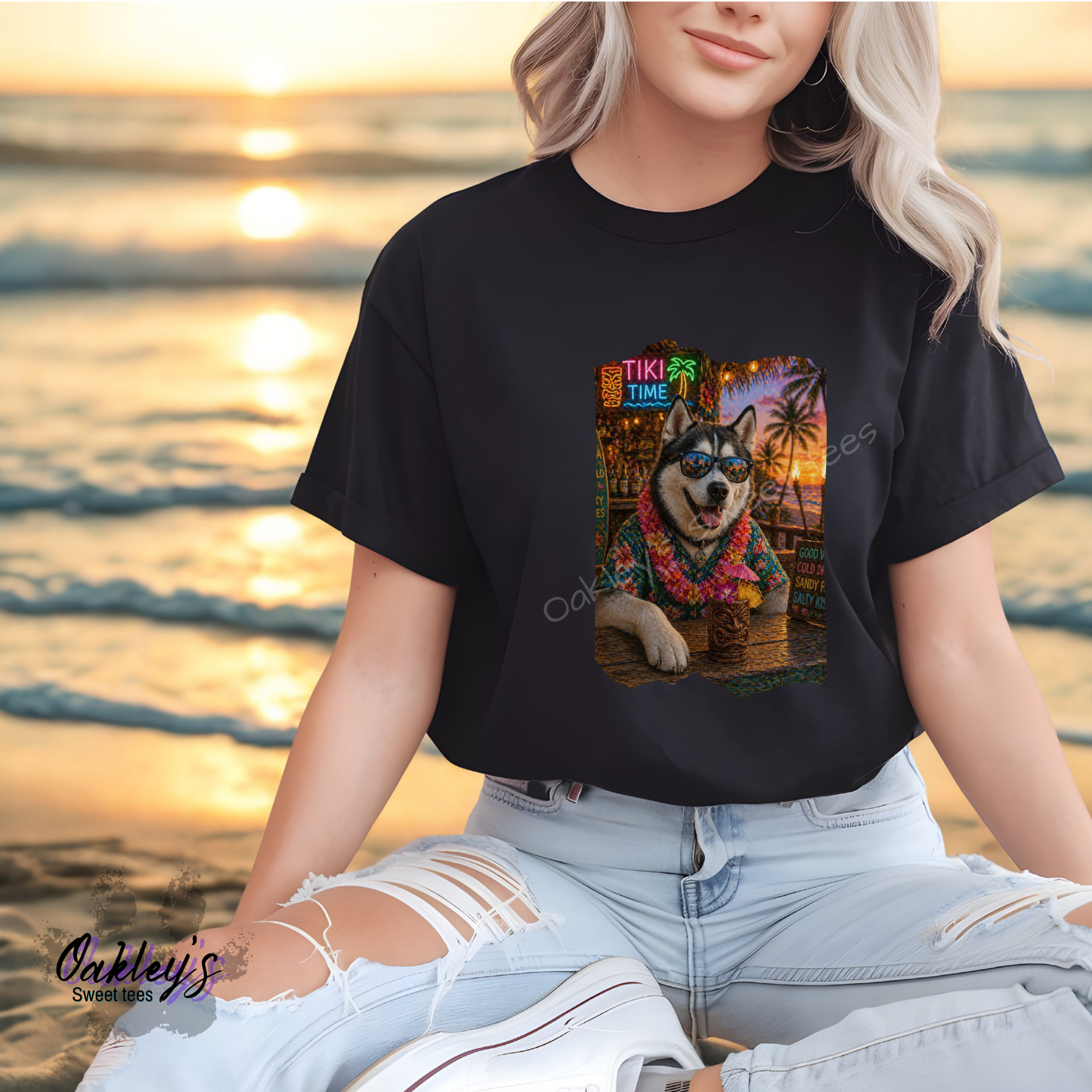 Tiki Husky  | Tee