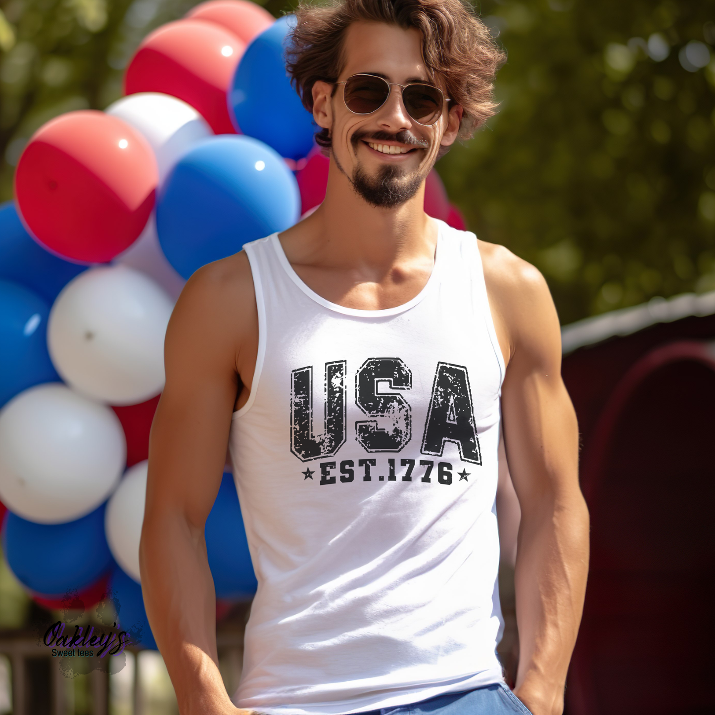 USA est 1776 | Tank top