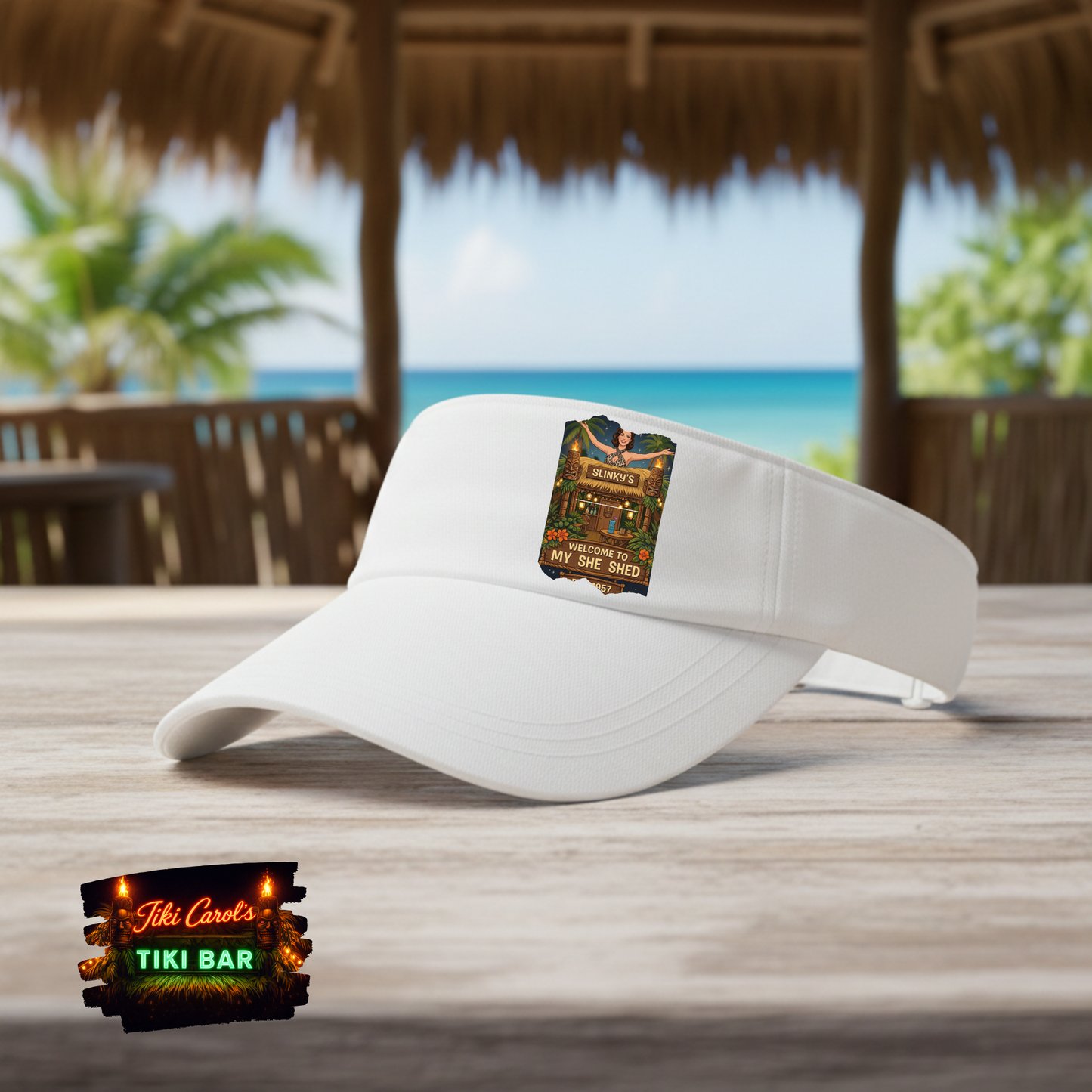 Tiki Carol's | Visor hat