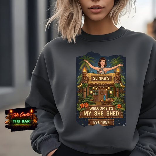 Welcome to my she shed | Crew neck